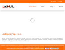 Tablet Screenshot of labmatic.com.pl